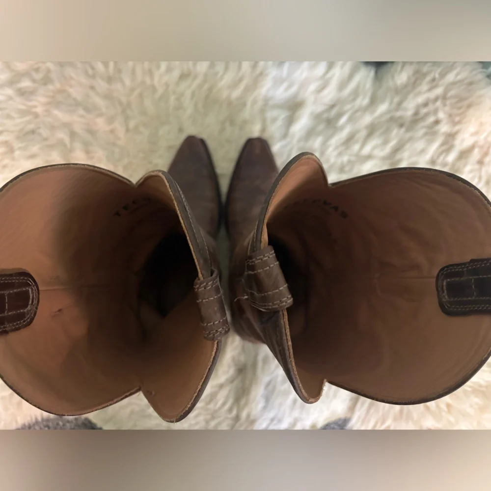 Tecovas The Annie Boots in Café Leather size 8 - Picture 9 of 14